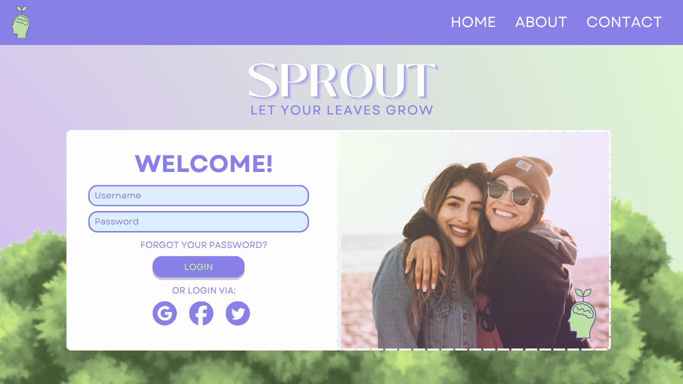 Sprout: Login Page